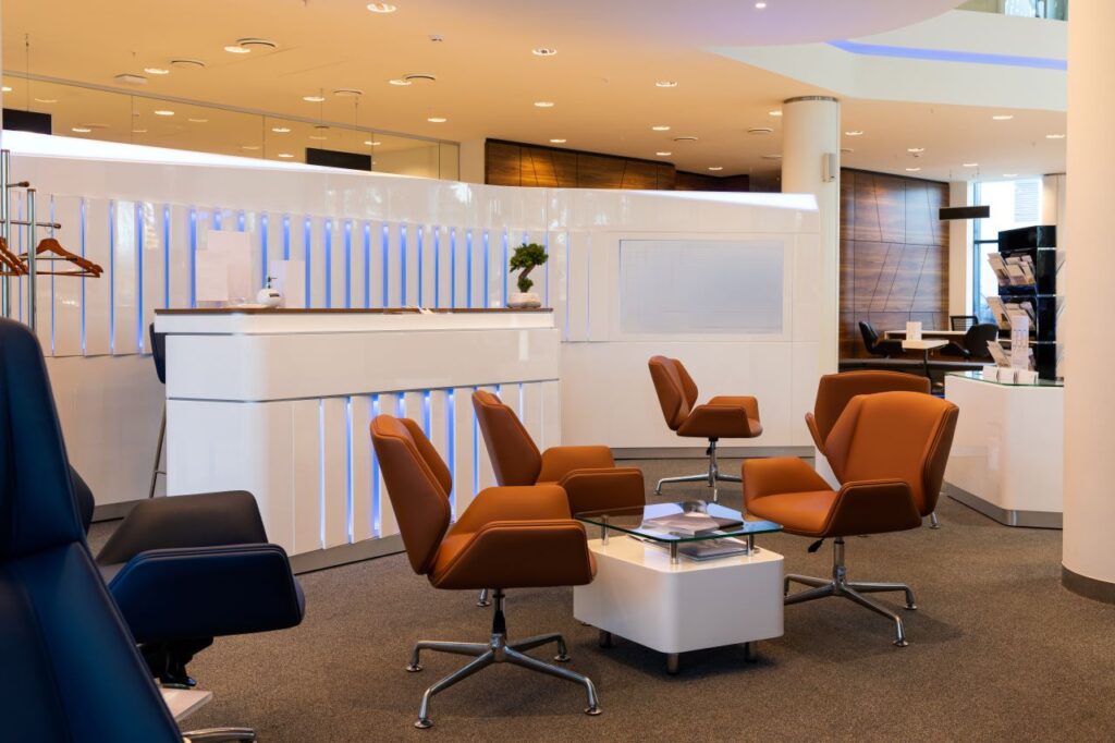 un mobilier d'accueil professionnel